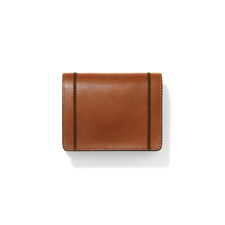 Mosaic Heart Small Wallet - Russet