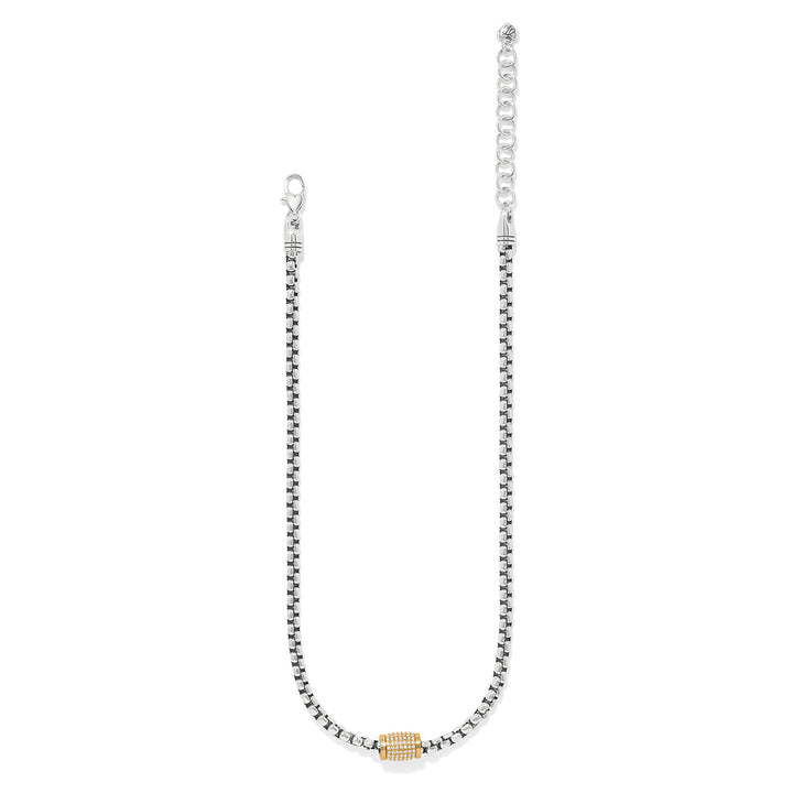 Meridian Solis Necklace - Silver-Gold