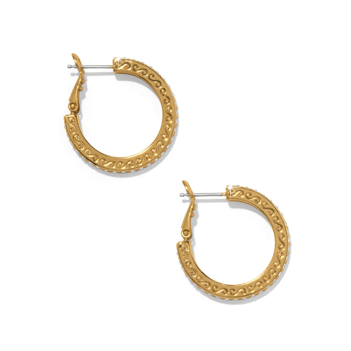 Meridian Thin Small Hoop Earrings - Gold