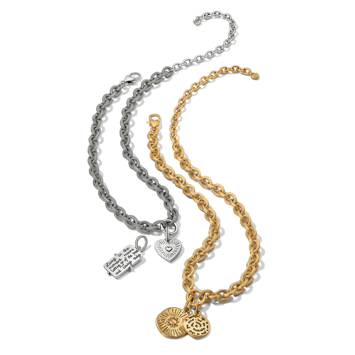 Token Lavish Link Charm Necklace - Gold