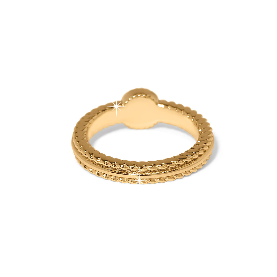 Illumina Celeste Dome Ring - Gold - Size 8