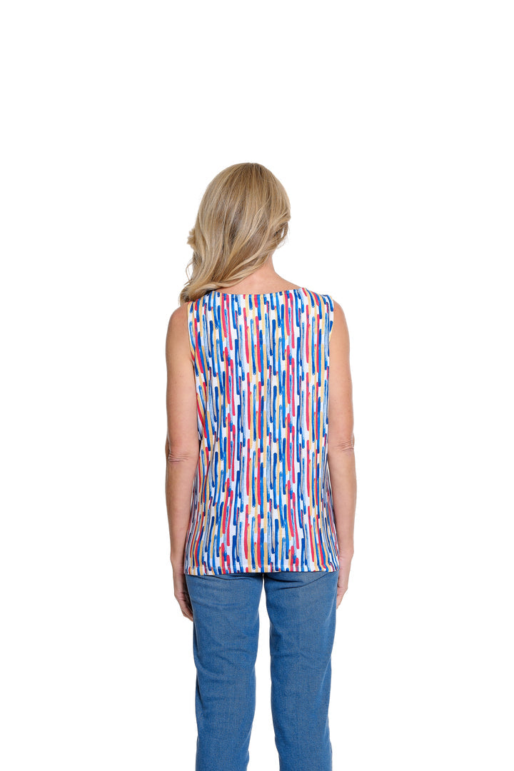 HIGH NECK TANK TOP - RWB
