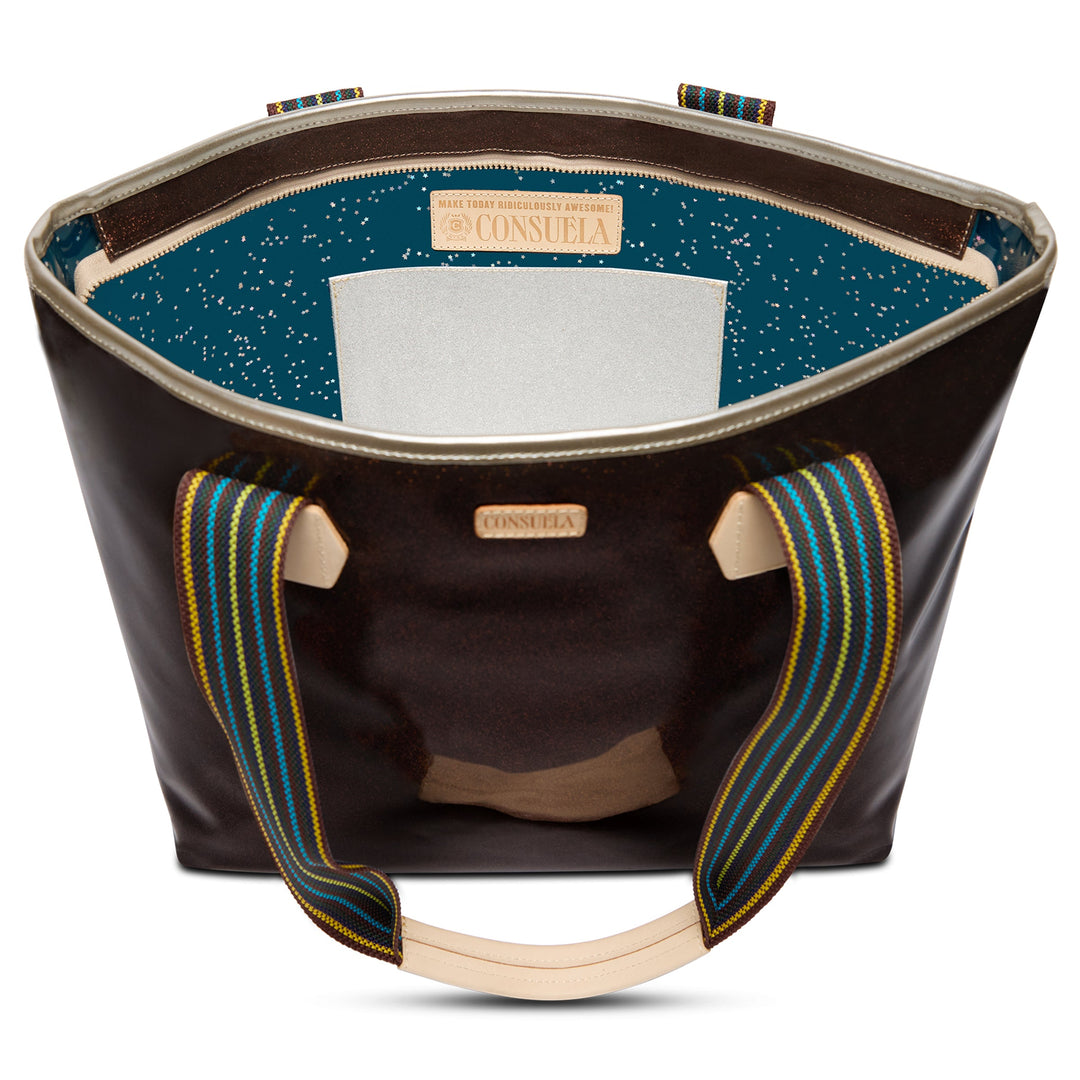 CONSUELA ZIPPER TOTE - EMBER