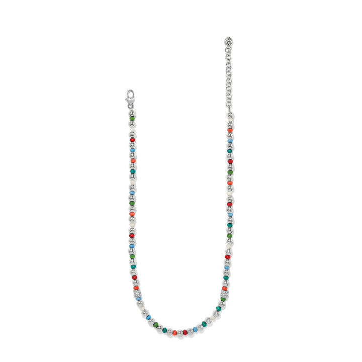 Meridian Petite Multi Necklace - Silver-Multi