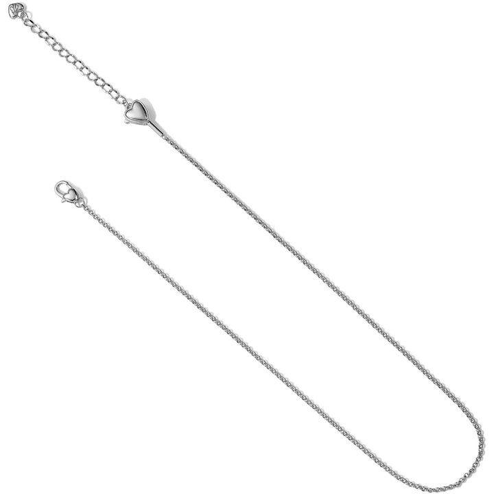 VIVI DELICATE PETITE CHARM NECKLACE - SILVER