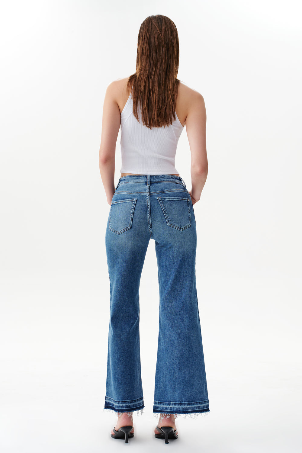 BAYEAS MR NEW YORK WIDE LEG JEANS - TRAPPIST - 30" INSEAM