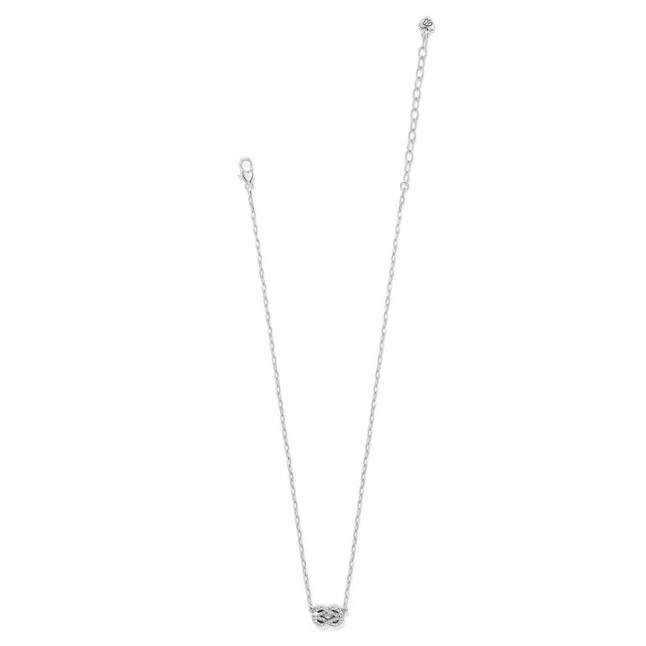 Interlok Harmony Luxe Peite Necklace - Silver
