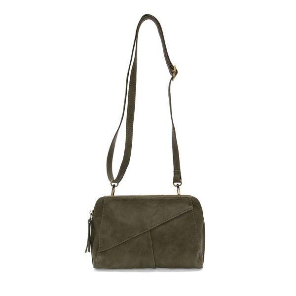 GIGI CROSSBODY W/WOVEN WRIST STRAP - OLIVE