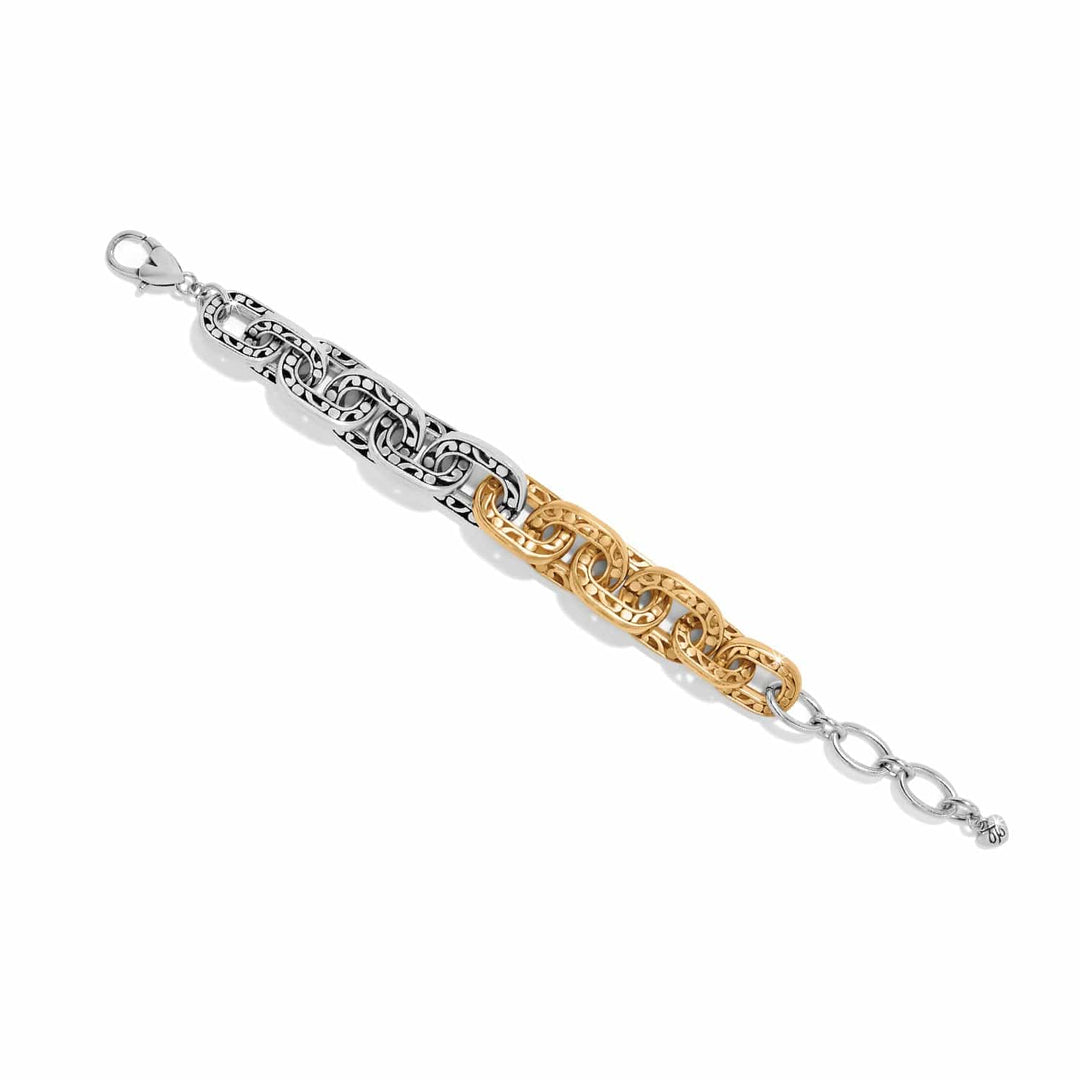 Contempo Duo Linx Bracelet - Silver-Gold