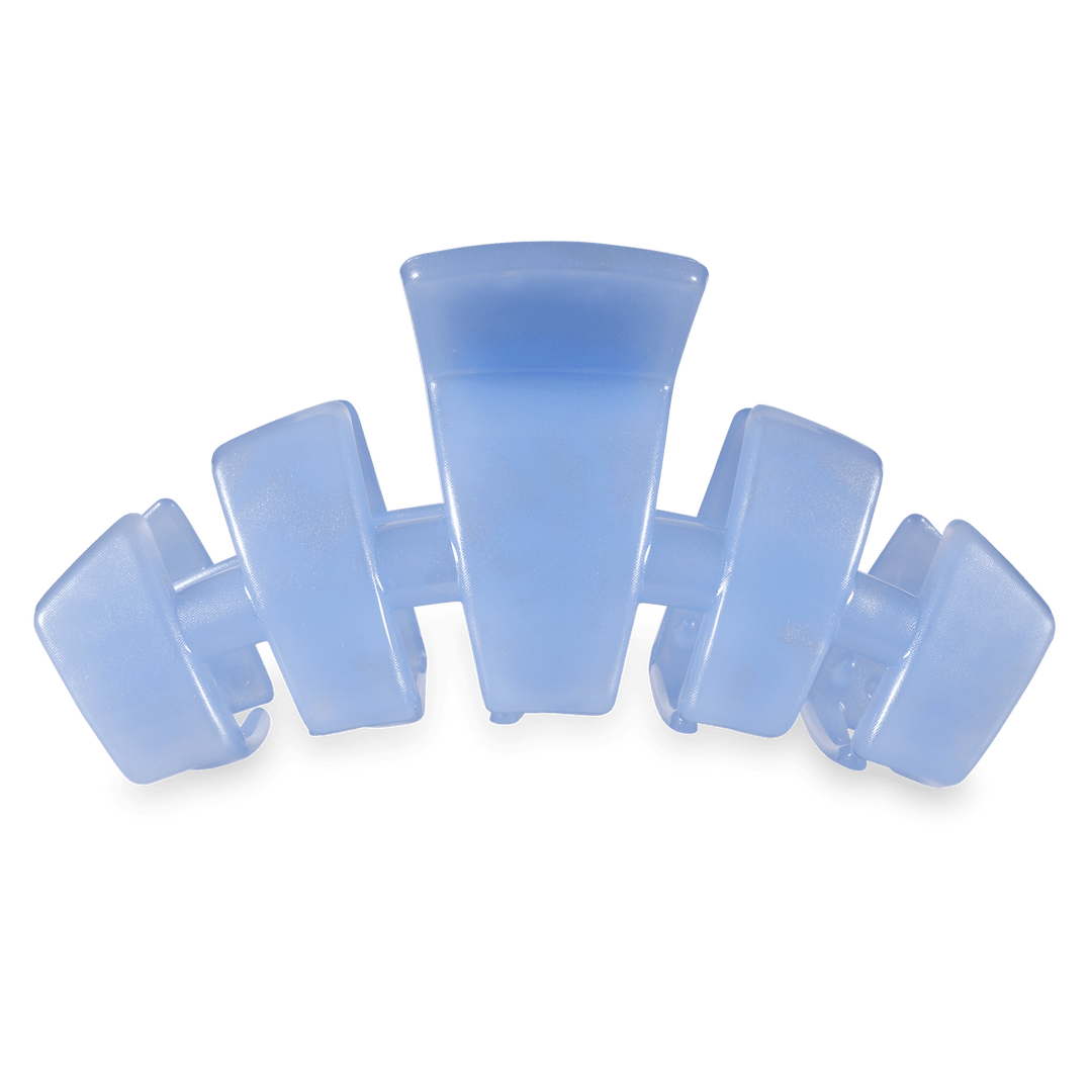 TELETIES LARGE CLASSIC HAIR CLIP - BLUE LAGOON