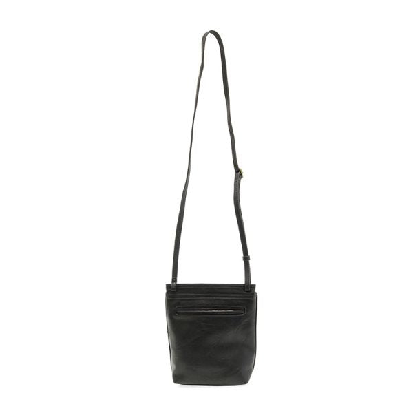 JENSY FRONT FLAP CROSSBODY - BLACK