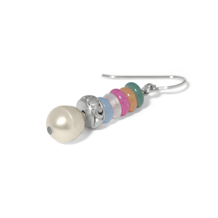 Vertigo Hues French Wire Earrings - Silver-Multi