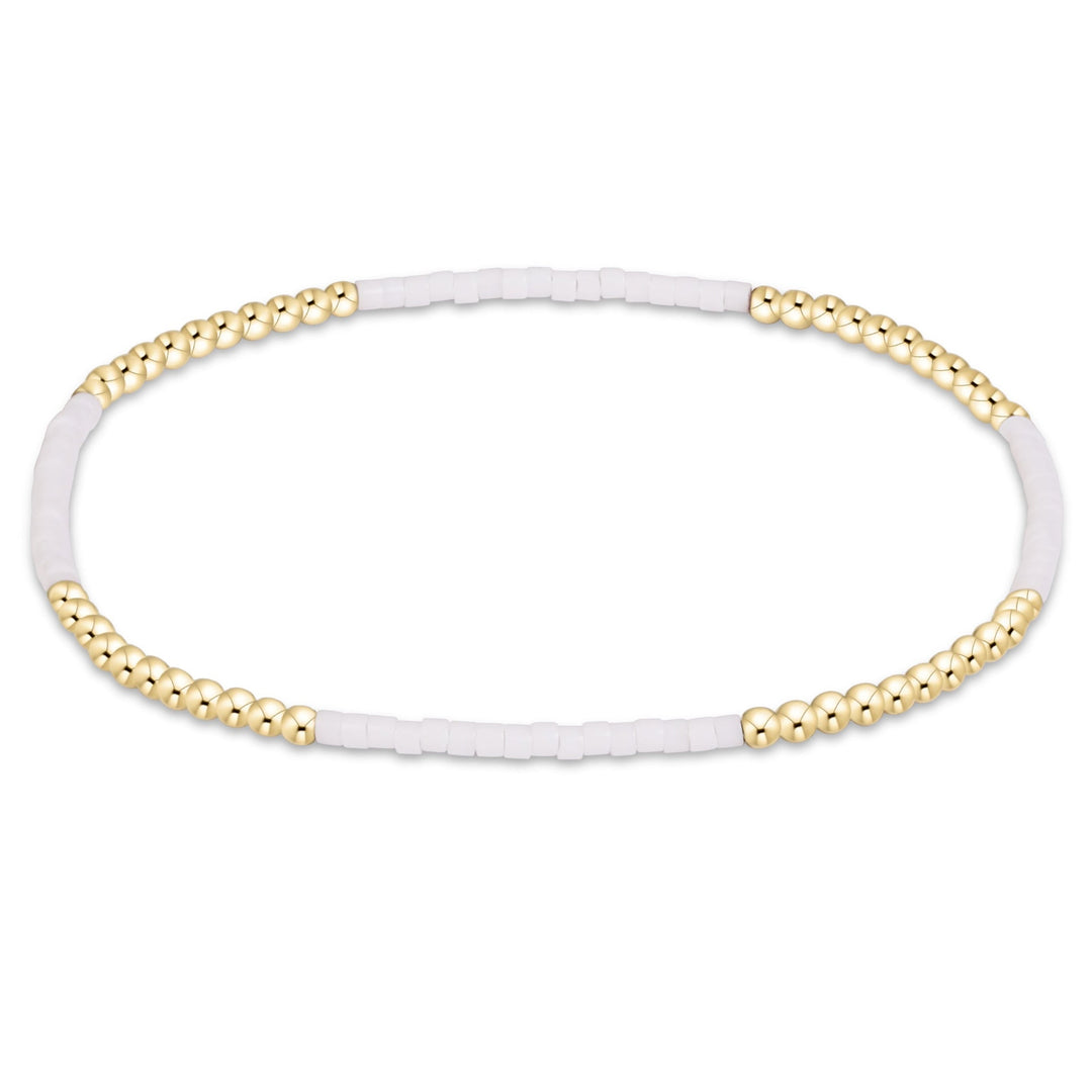 GAMEDAY HOPE BLISSFUL BRACELET - WHITE