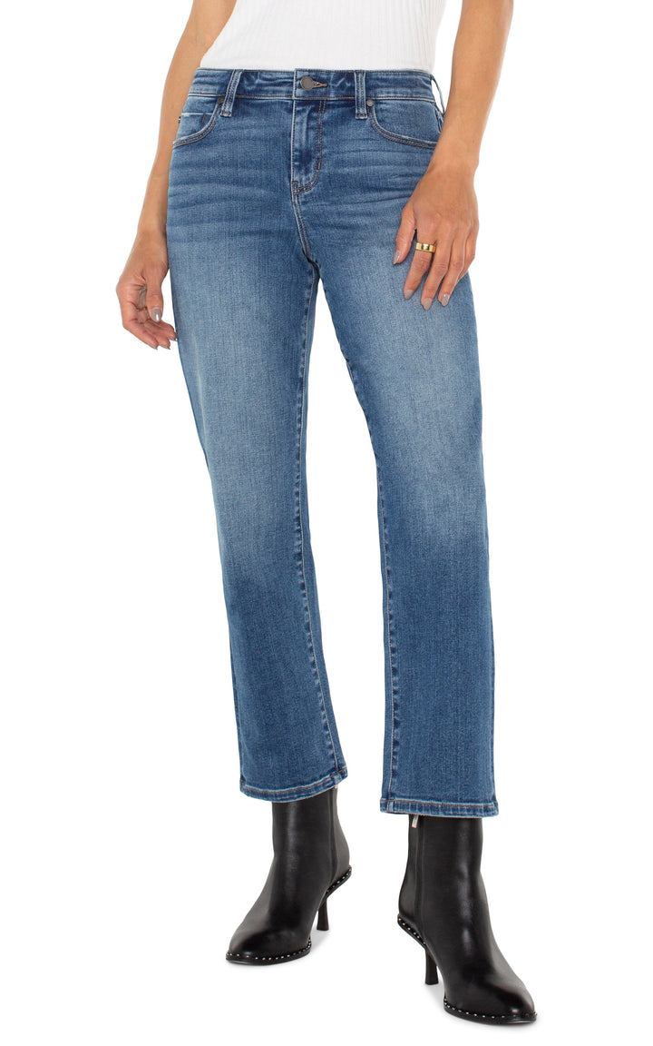 KENNEDY CROP STRAIGHT JEANS 27" INSEAM - MCALLASTER