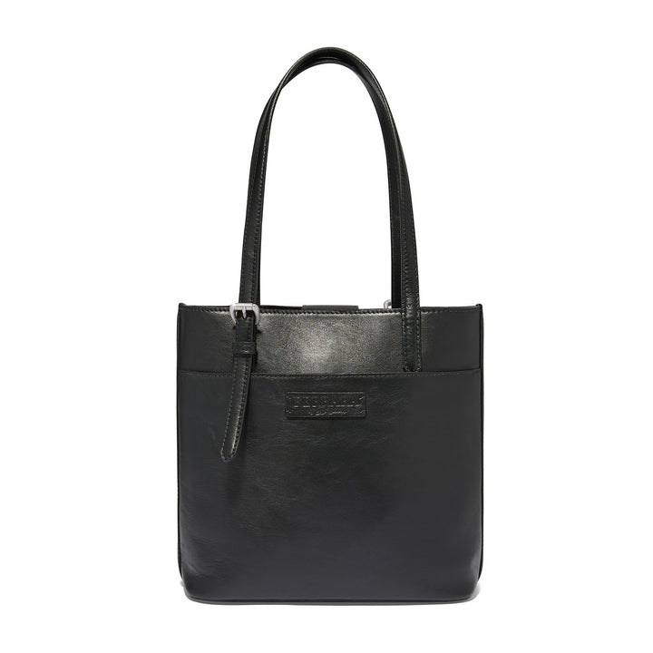 Ferrara Strata Tote - Black-White