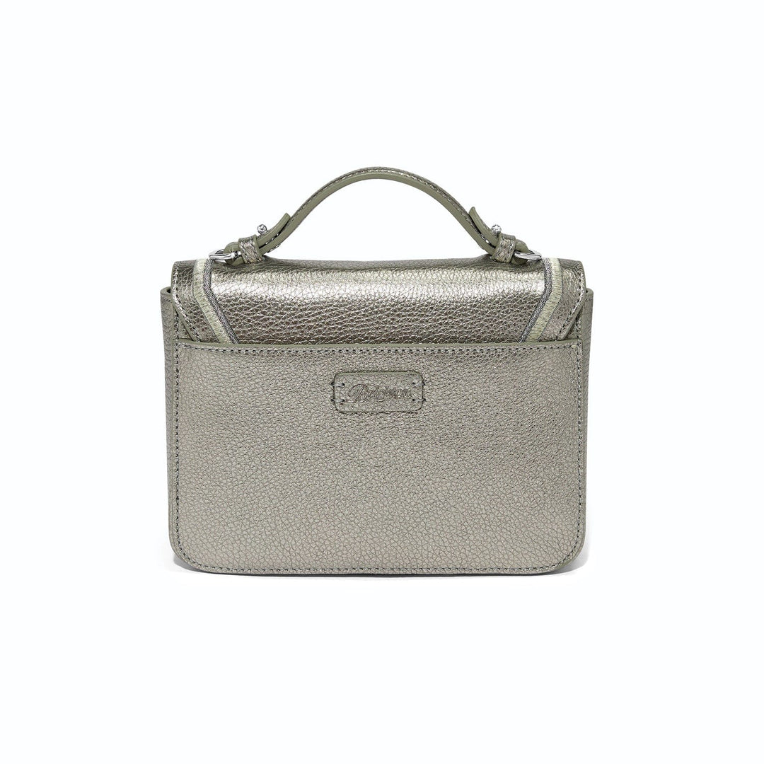 Everbloom Shimmer Essie Flap Bag - Titanium