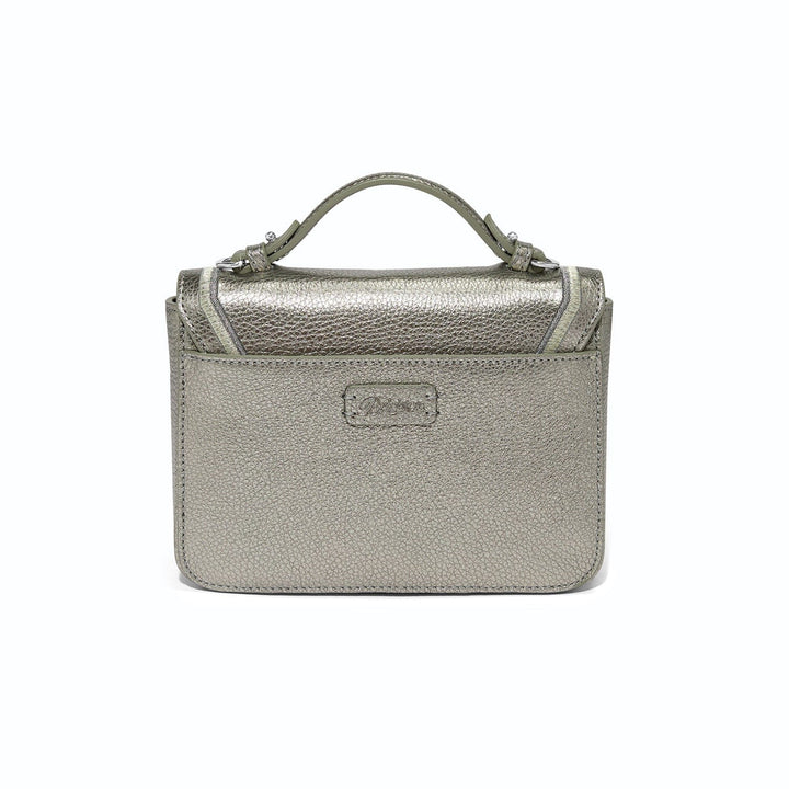 Everbloom Shimmer Essie Flap Bag - Titanium