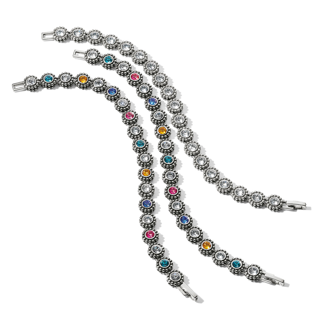 TWINKLE LINK BRACELET - SILVER-MULTI
