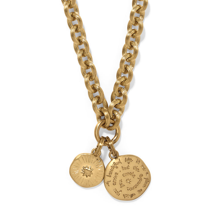 Token Lavish Link Charm Necklace - Gold