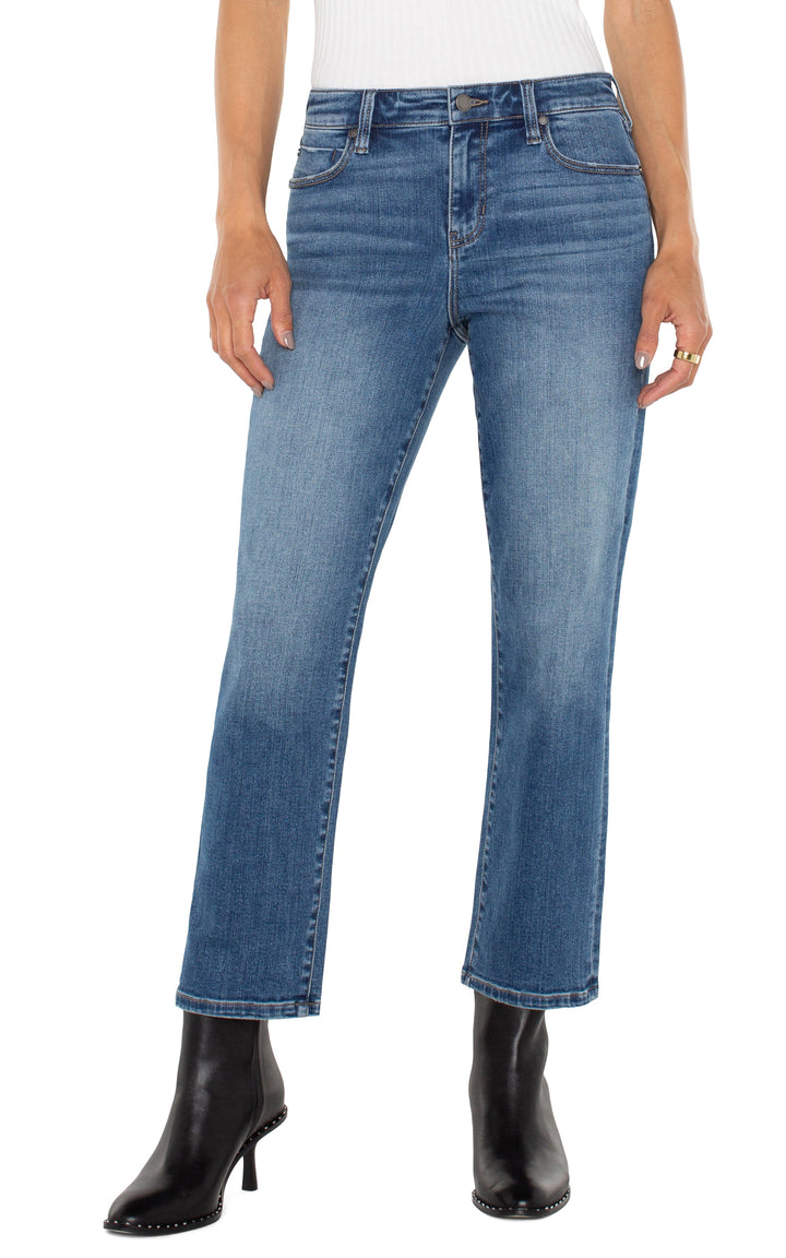 KENNEDY CROP STRAIGHT JEANS 27" INSEAM - MCALLASTER
