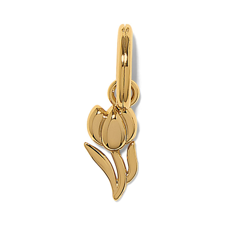 Enchanting Gem Tulip Charm - Gold-Multi