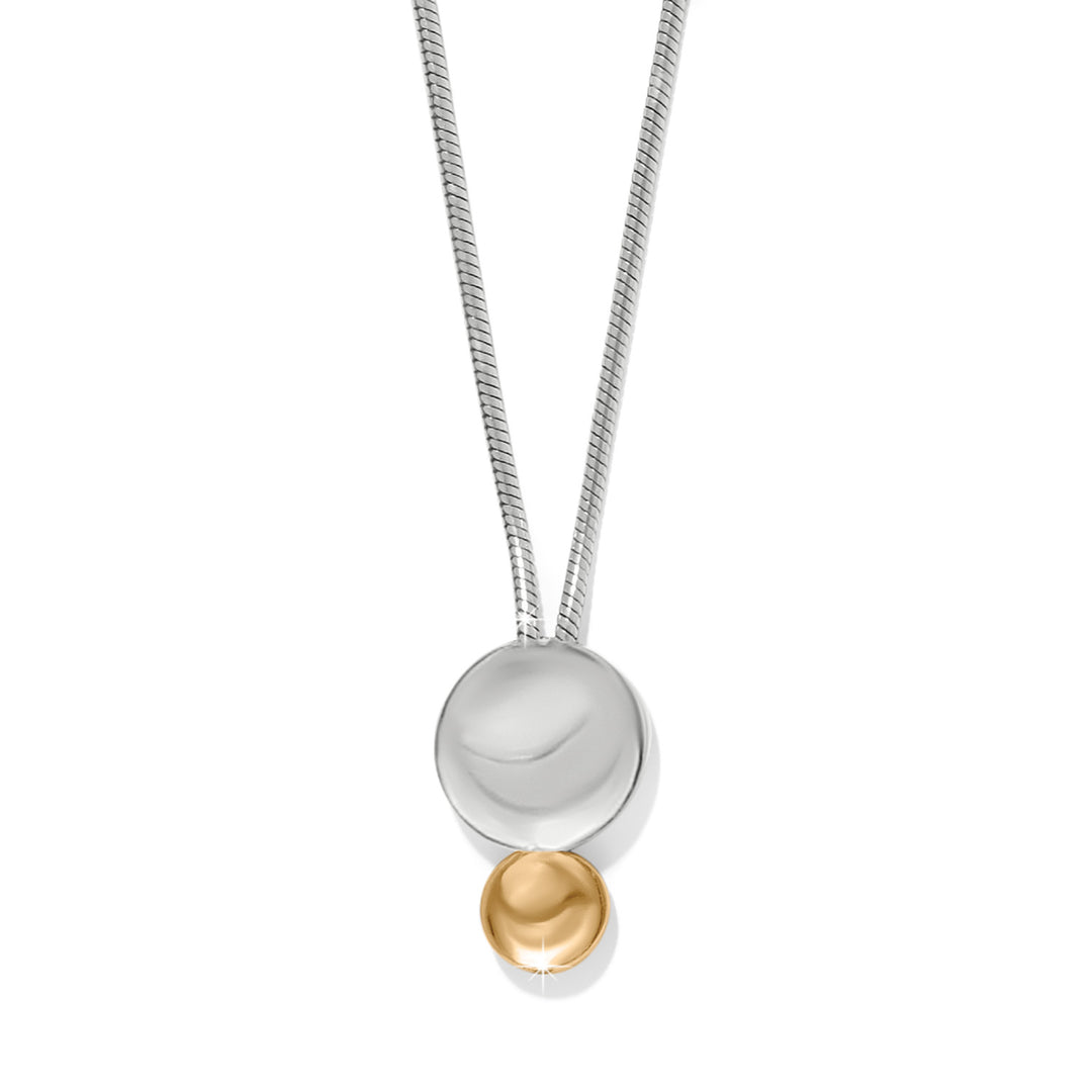 Cascade Drops Necklace - Silver-Gold