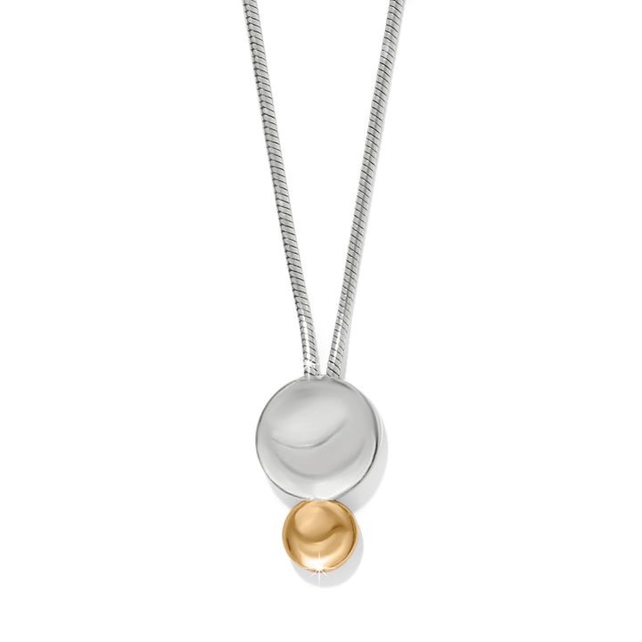 Cascade Drops Necklace - Silver-Gold