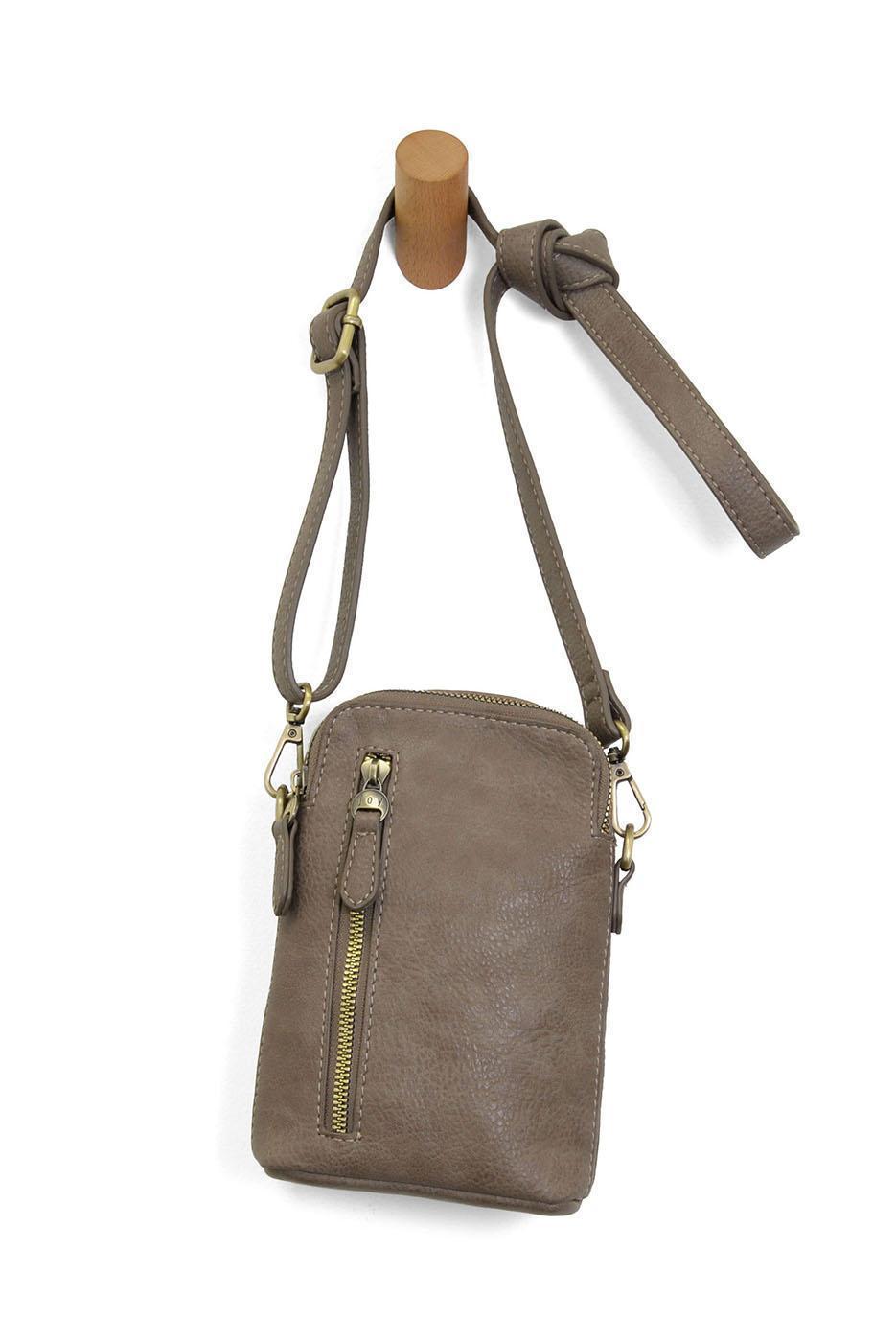 JOLENE CROSSBODY PHONE BAG - TAUPE