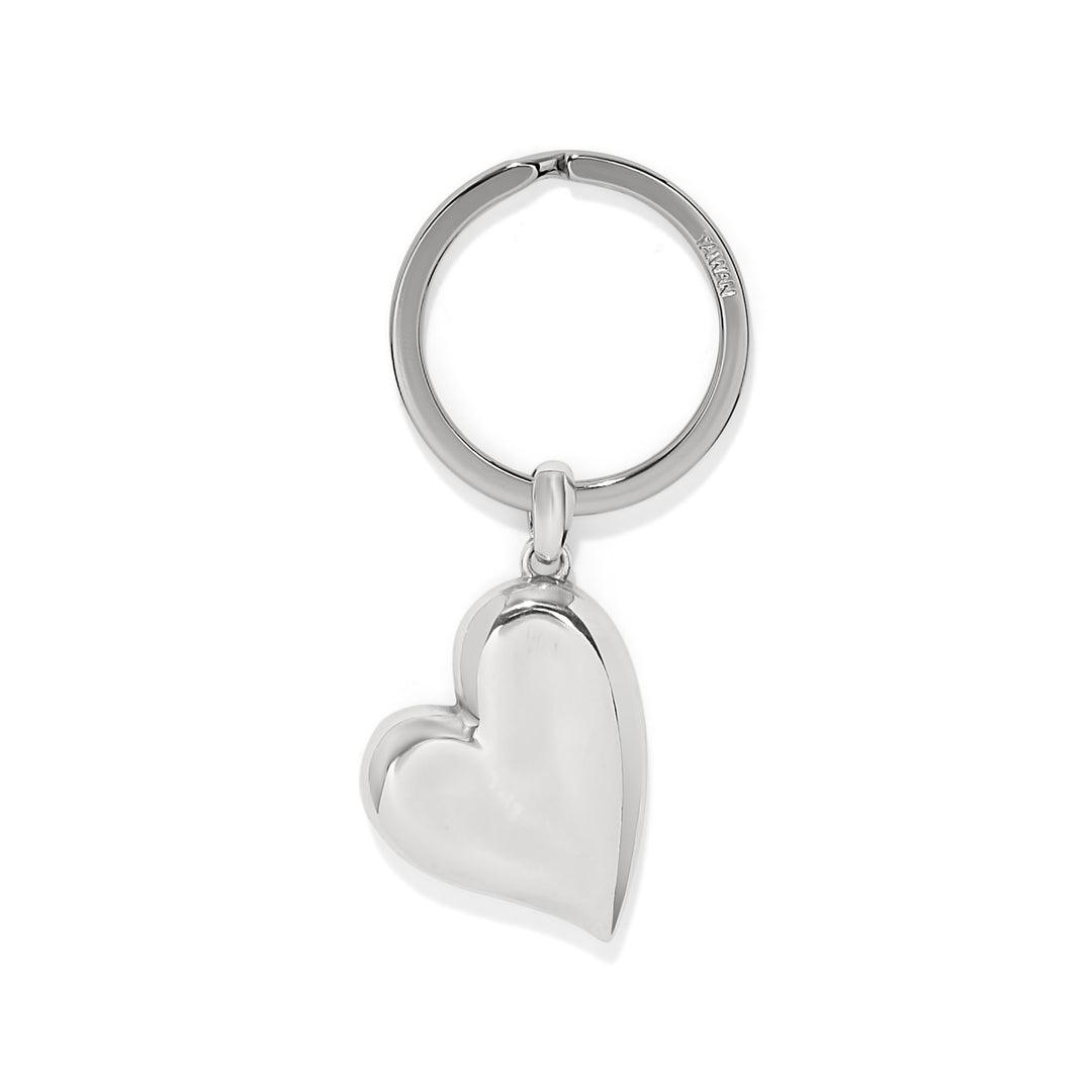 Cascade Heart Key Fob - Silver-Gold