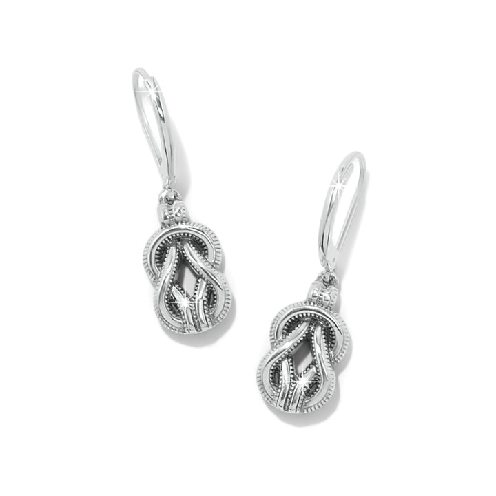 Interlok Harmony Leverback Earrings - Silver-Gold