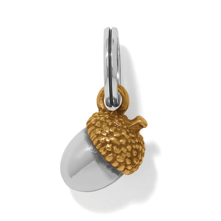 Autumn Acorn Charm -Silver-Gold
