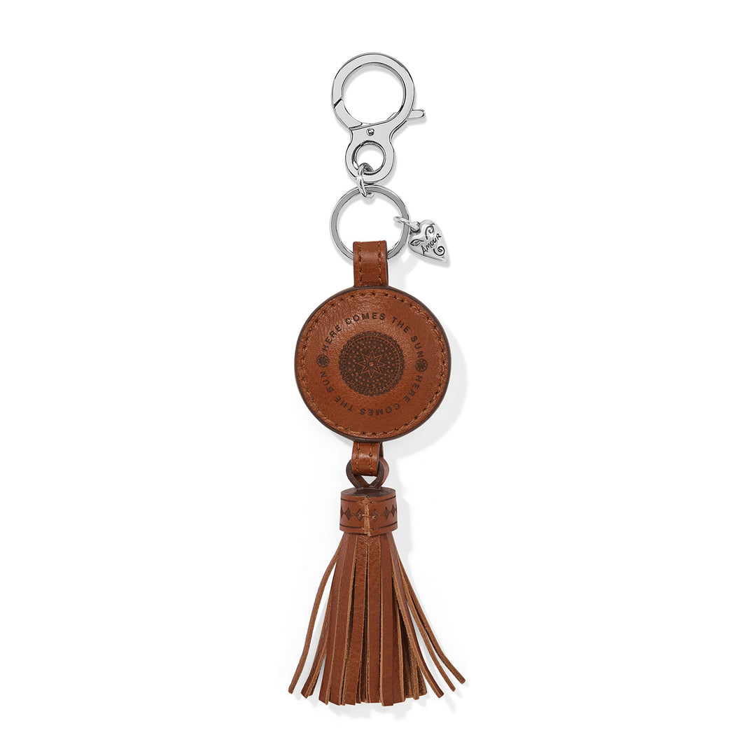 Mosaic Handbag Fob - Russet