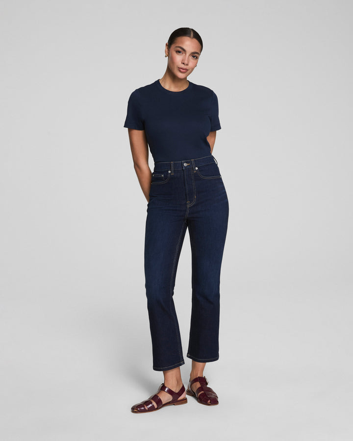 SPANX REDEFINE KICK FLARE JEANS - DARK INDIGO