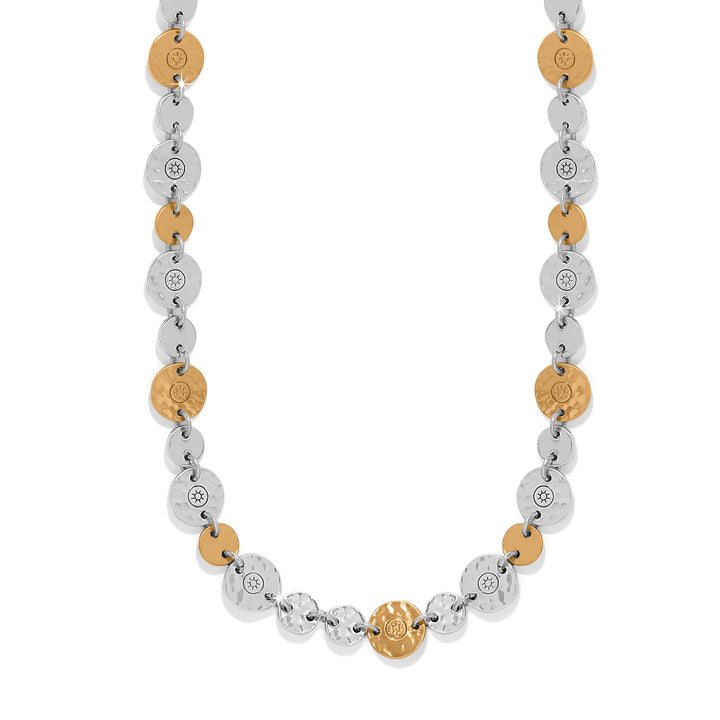 Palm Canyon Two Tone Necklace - Silver-Gold