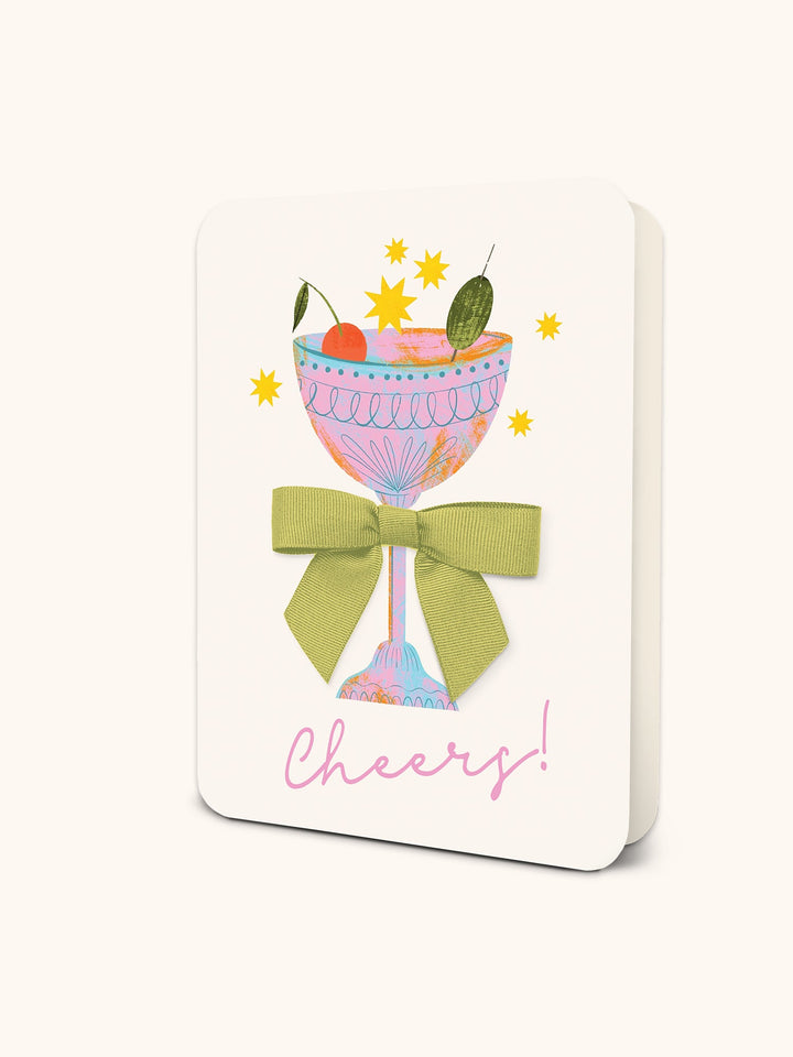 DELUXE GREETING CARD - CHEERS