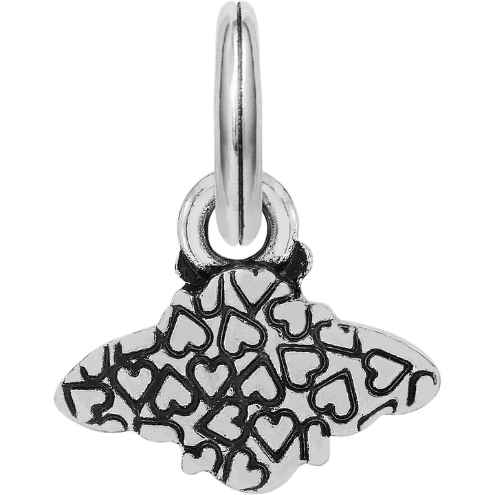ENAMEL HONEY BEE CHARM - SILVER-MULTI