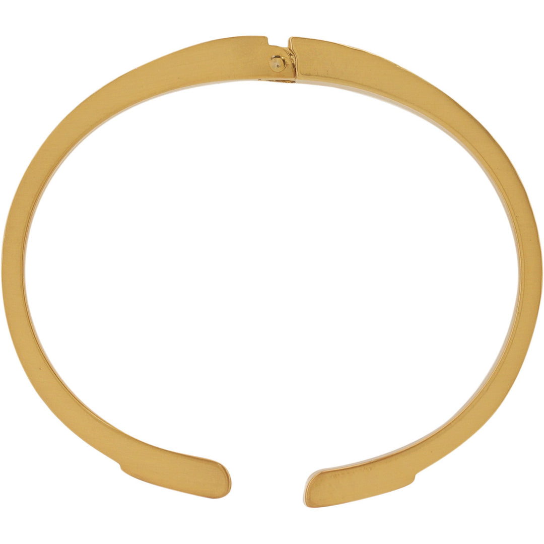 MERIDIAN ZENITH HINGED BANGLE - GOLD