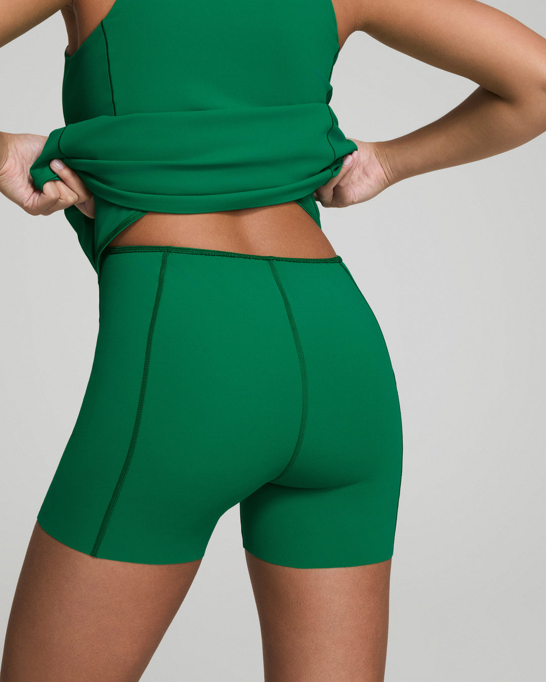 SPANXSHAPE GET MOVING ZIP FRONT DRESS - FIELD GREEN