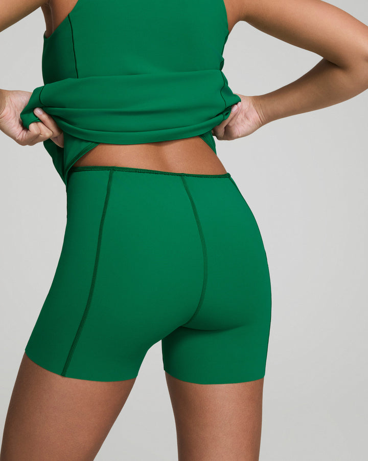 SPANXSHAPE GET MOVING ZIP FRONT DRESS - FIELD GREEN