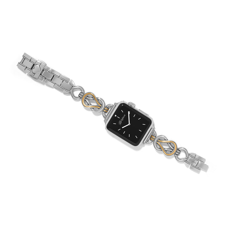 Interlok Harmony Two Tone Watch Band - Silver-Gold