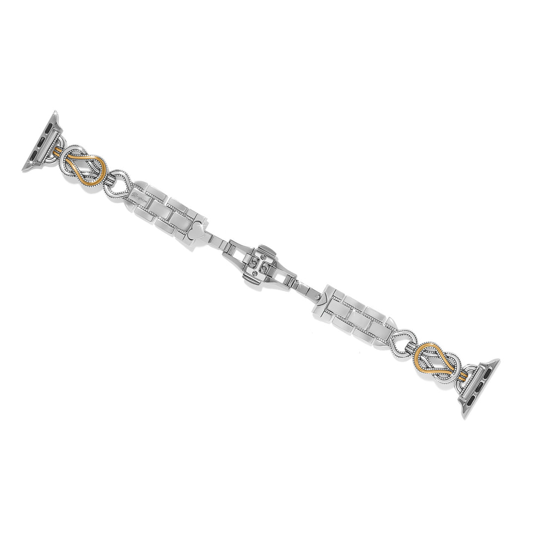 Interlok Harmony Two Tone Watch Band - Silver-Gold