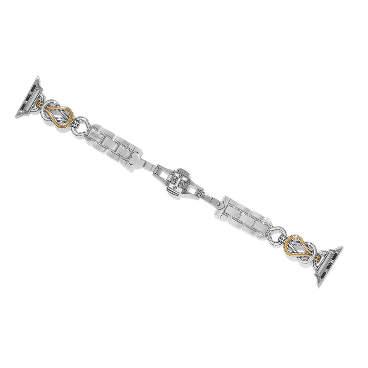 Interlok Harmony Two Tone Watch Band - Silver-Gold