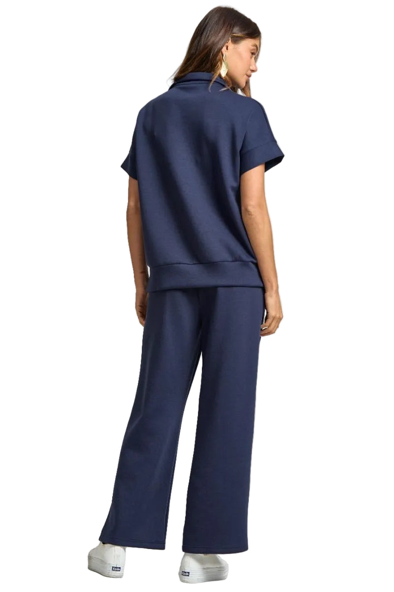 DEAR SCARLETT STRAIGHT LEG PANTS 28.5" INSEAM - NAVY