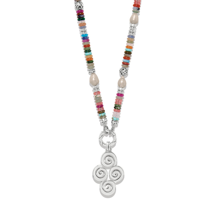 Kosmos Chroma Necklace - Silver-Multi