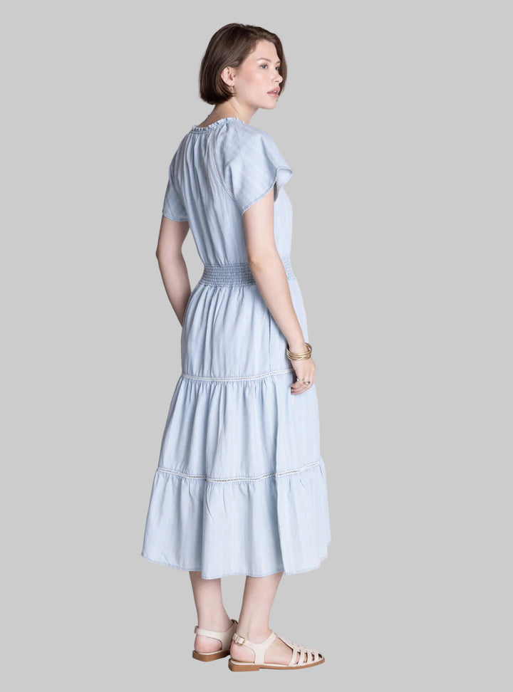 JUNIA DRESS - BLUE HAZE WASH