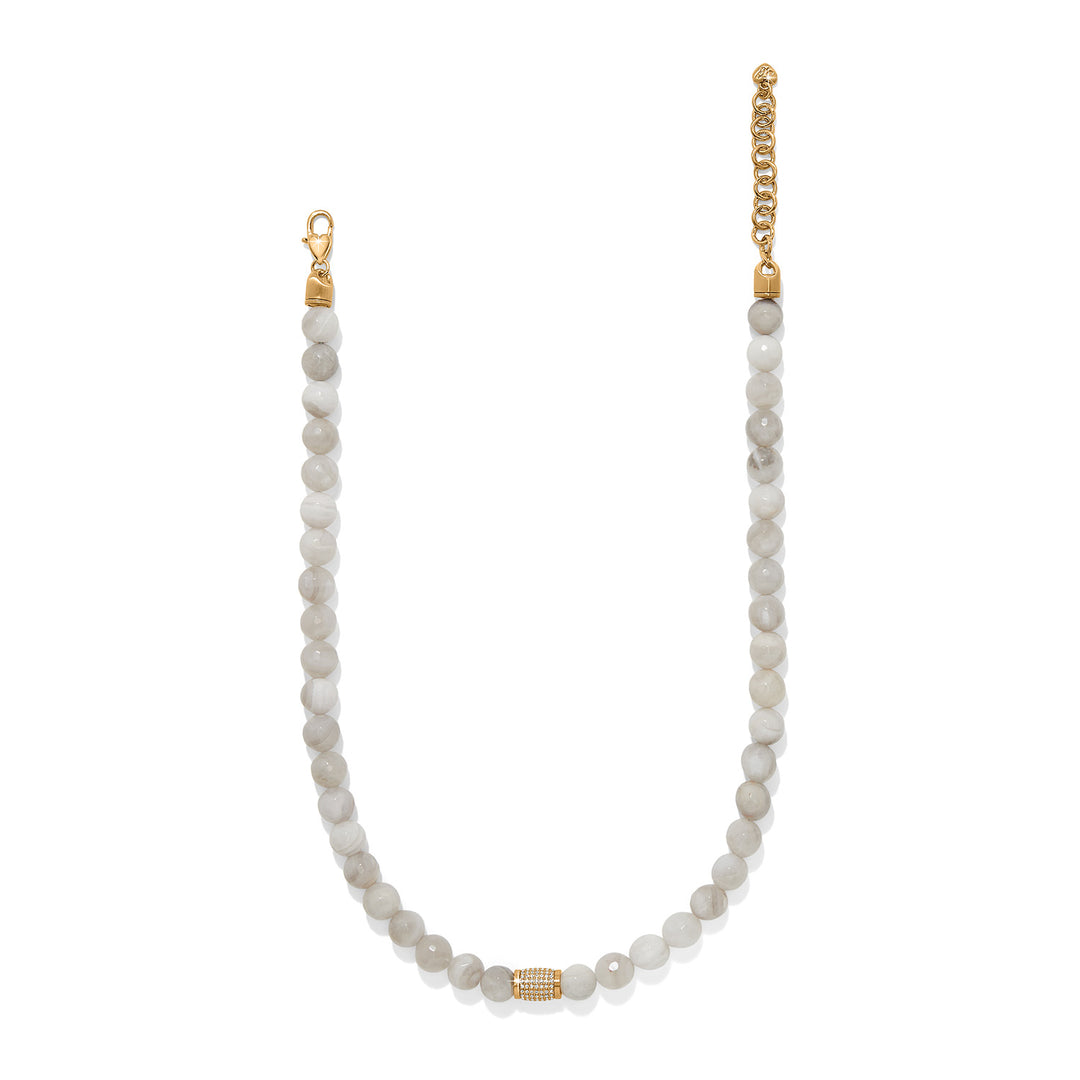 Meridian Solis Bead Necklace - Cream