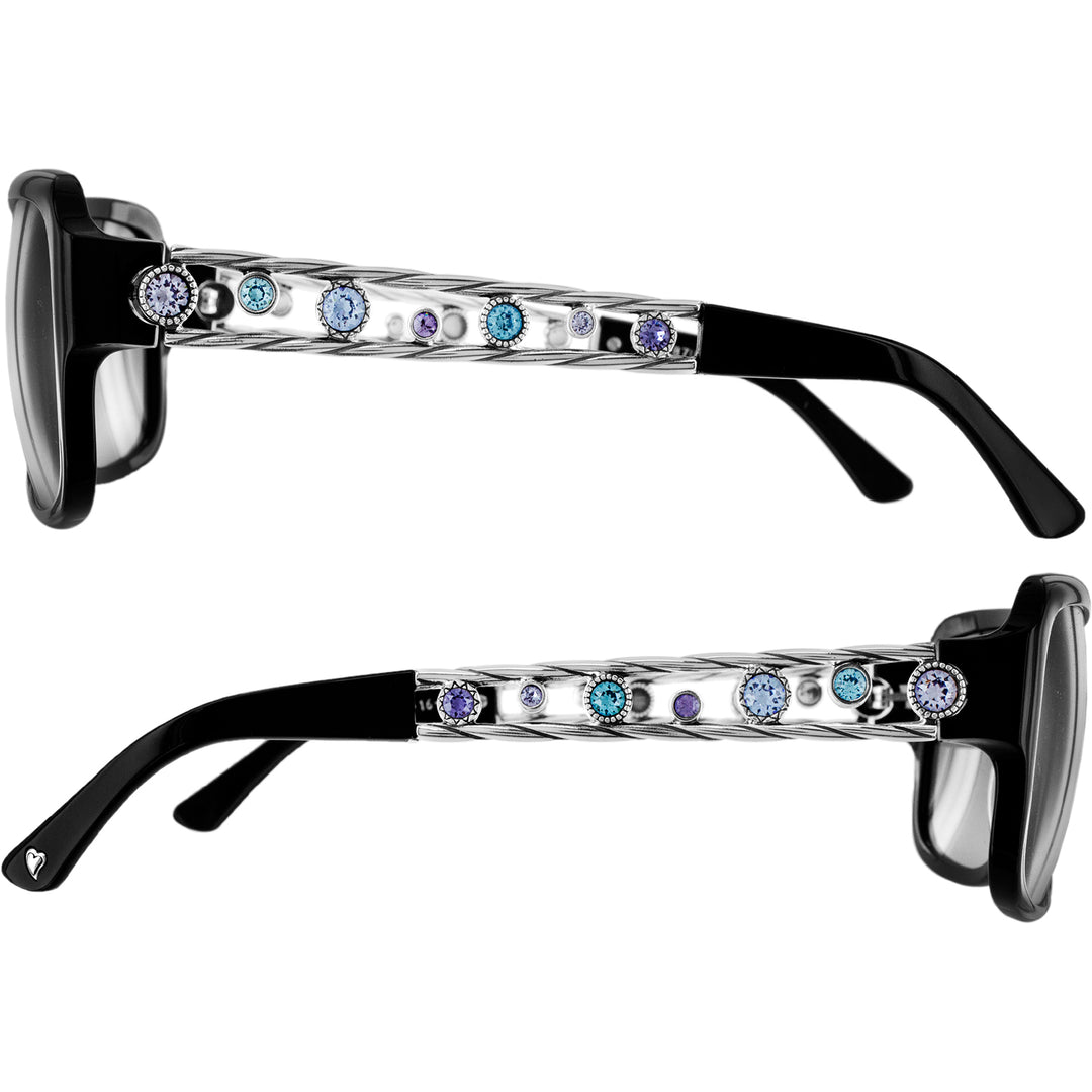 HALO SUNGLASSES - BLACK-TANZANITE