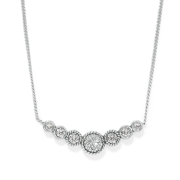 Illumina Celeste Bar Necklace - Silver
