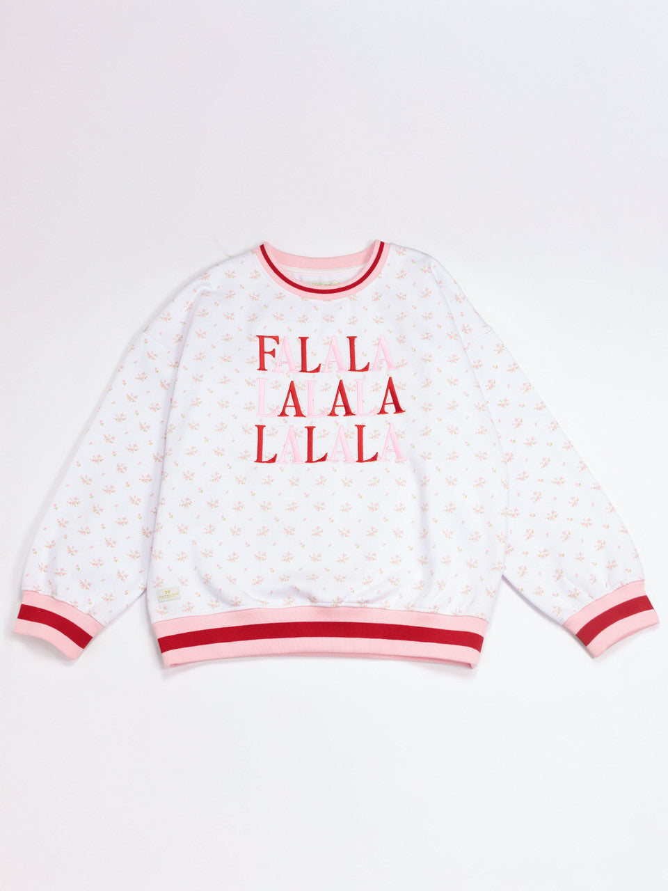 SIMPLY SOUTHERN HOLIDAY VARSITY SWEATSHIRT - FA LA LA LA