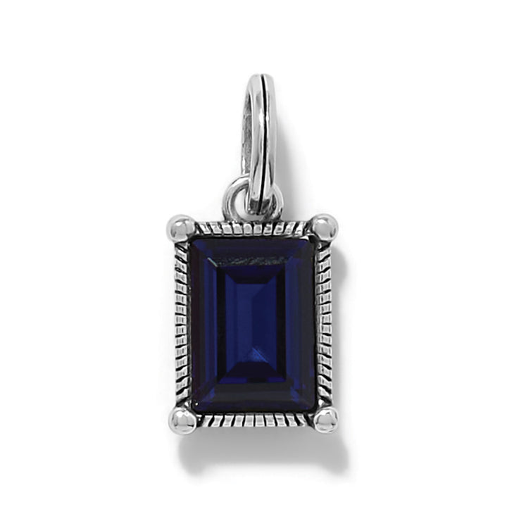 Cristela Amulet - Silver-Sapphire
